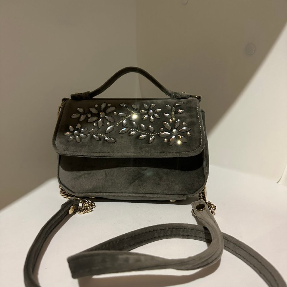 Indigo Cross Body Bag-Velvet